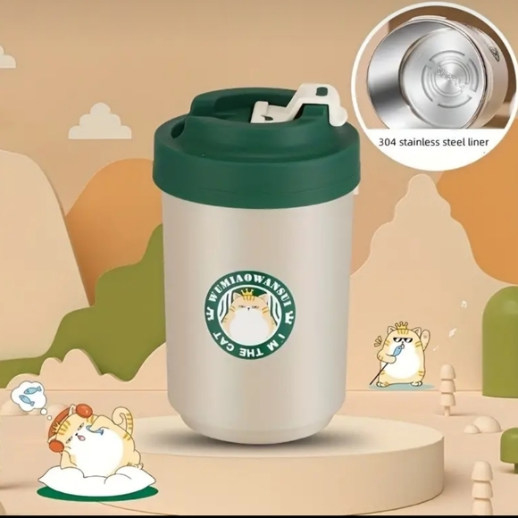 17 ozDouble Stainless Steel Insulation Cup, with milk and coffee frother - Picture 2 of 3